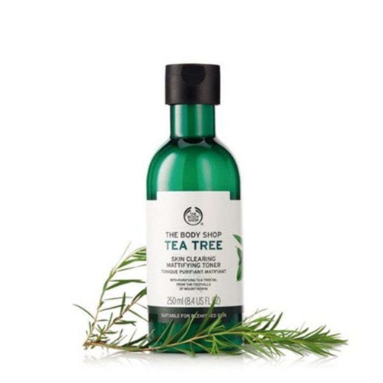더바디샵 티트리 스킨 클리어링 매티파잉 토너 250ML TEA TREE SKIN CLEARING MATTIFYING TONER 18403 / 37511, 250ml, 1개