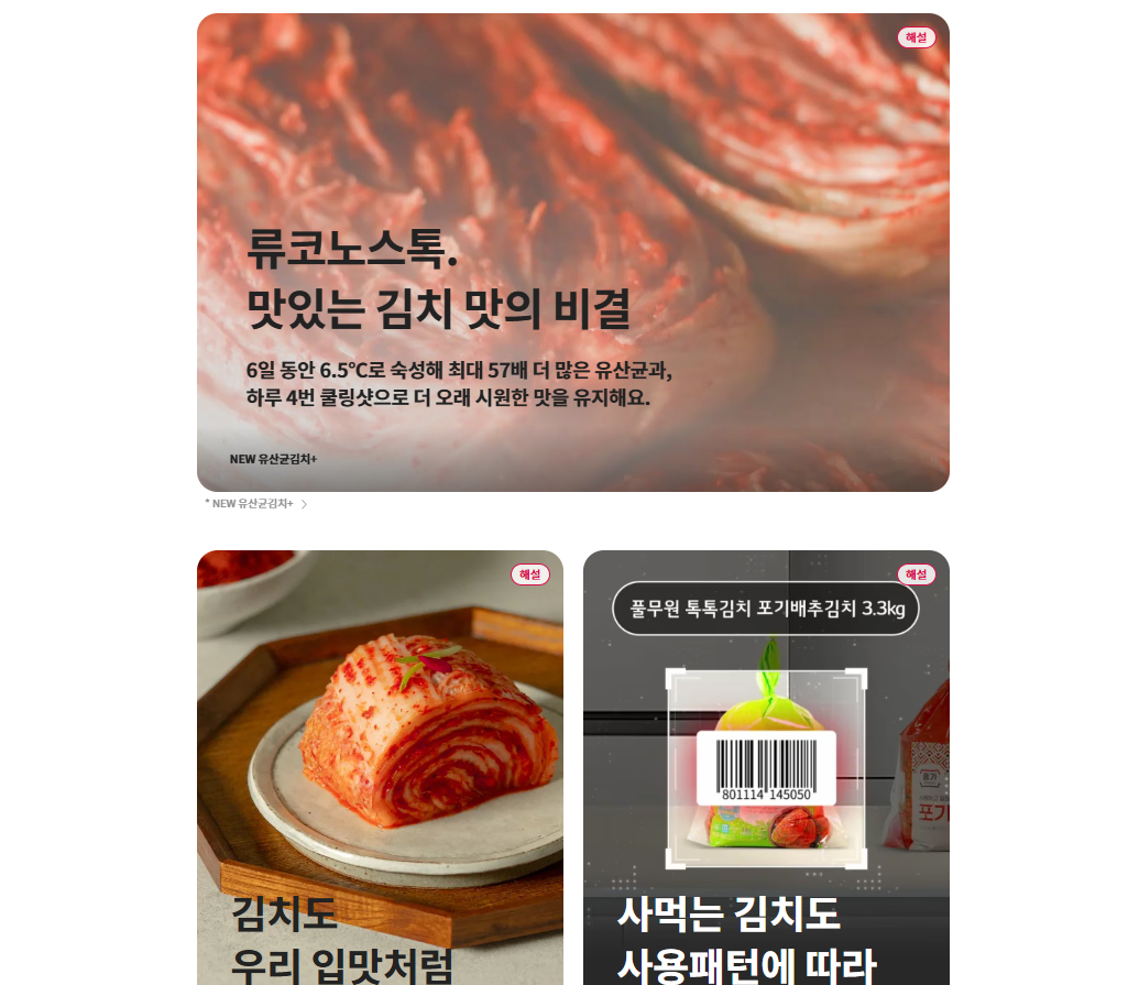LG 디오스 AI 오브제컬렉션 김치톡톡 491L 1등급